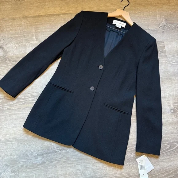Jones New York Women's Black Blazer-Size 8/NWT - Picture 4 of 14